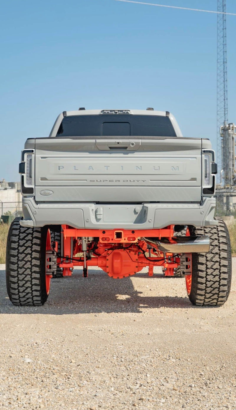 Ford rear with painted tail lights