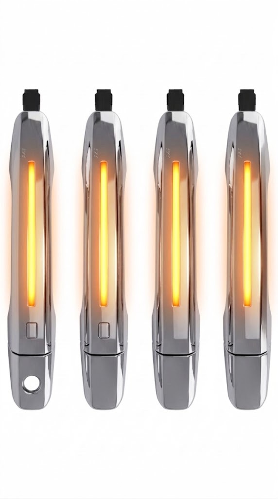 Amber LED door handle for 2020-2026 Chevy Silverado & GMC Sierra 2500/3500 HD