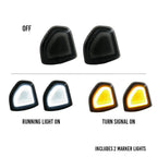 Ram switchback tow mirror marker lights, smoked lens