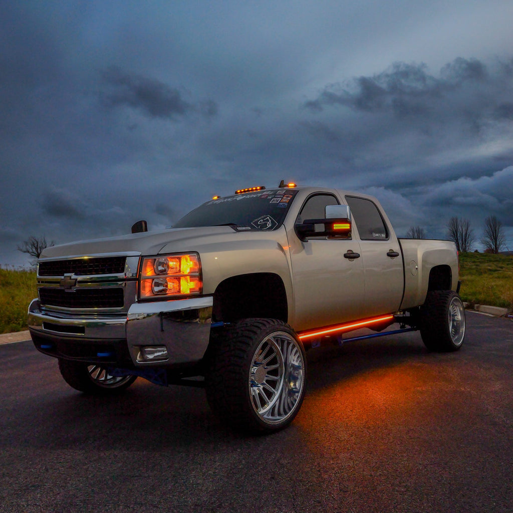 2007-2014 Chevy Silverado & GMC Sierra | Powered Light Up Running Boards