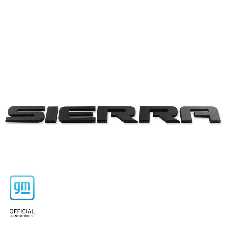 2007-2018 Sierra 1500 & 2007-2019 HD | SIERRA Exterior Badge ...