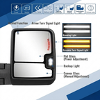 2007-2019 CHEVY SILVERADO NEW STYLE TOW MIRROR (Colormatched Arm)