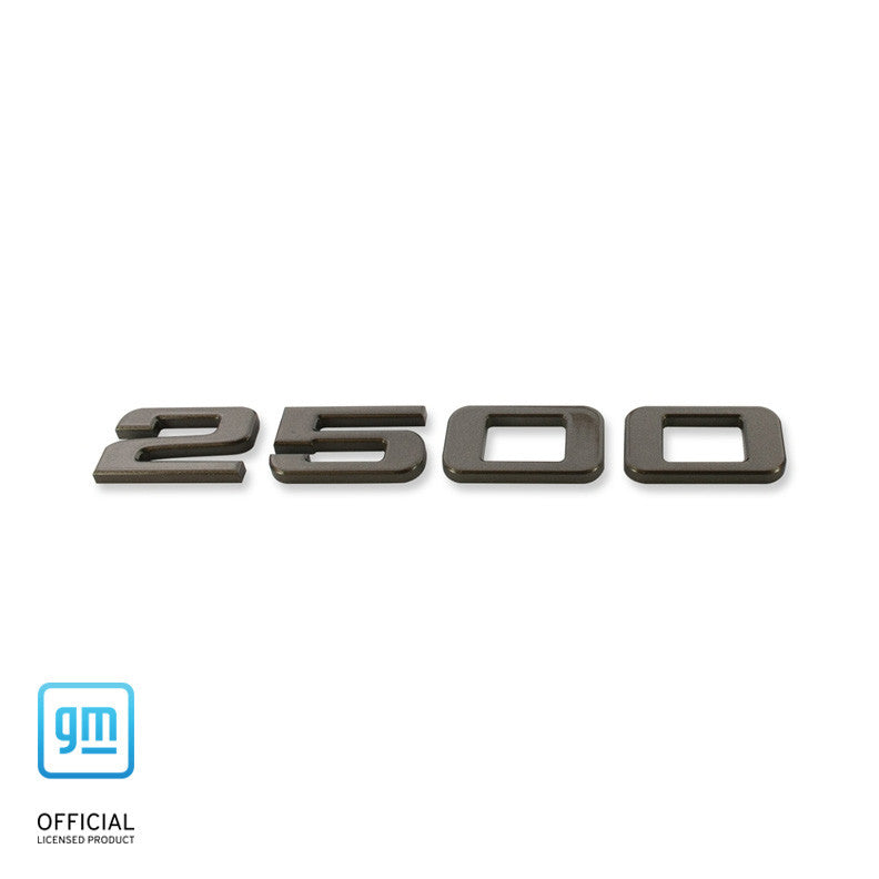 2007-2020 Chevy Silverado & GMC Sierra 2500 HD | 2500 Exterior Badge (Billet)