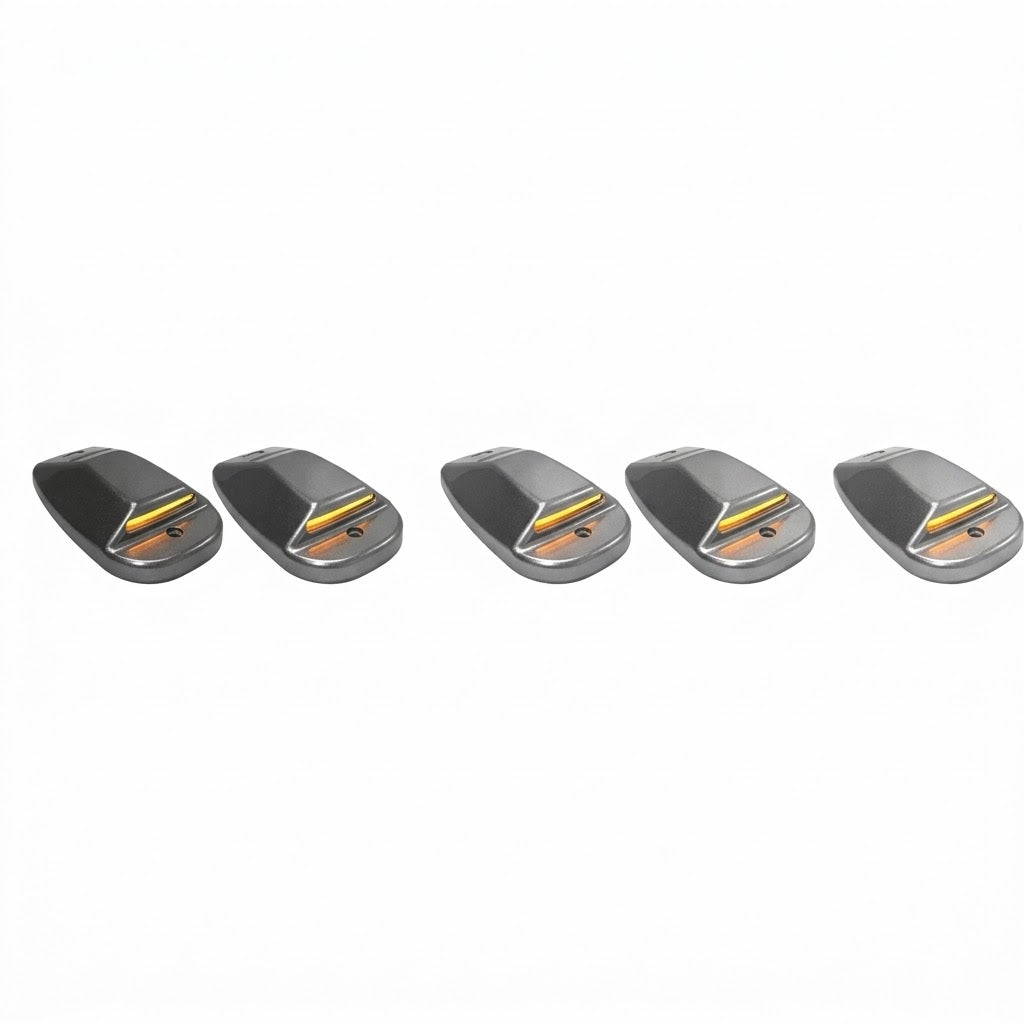 2010-2018 Ram 2500/3500 S-Series Cab Lights – Gray, Lit