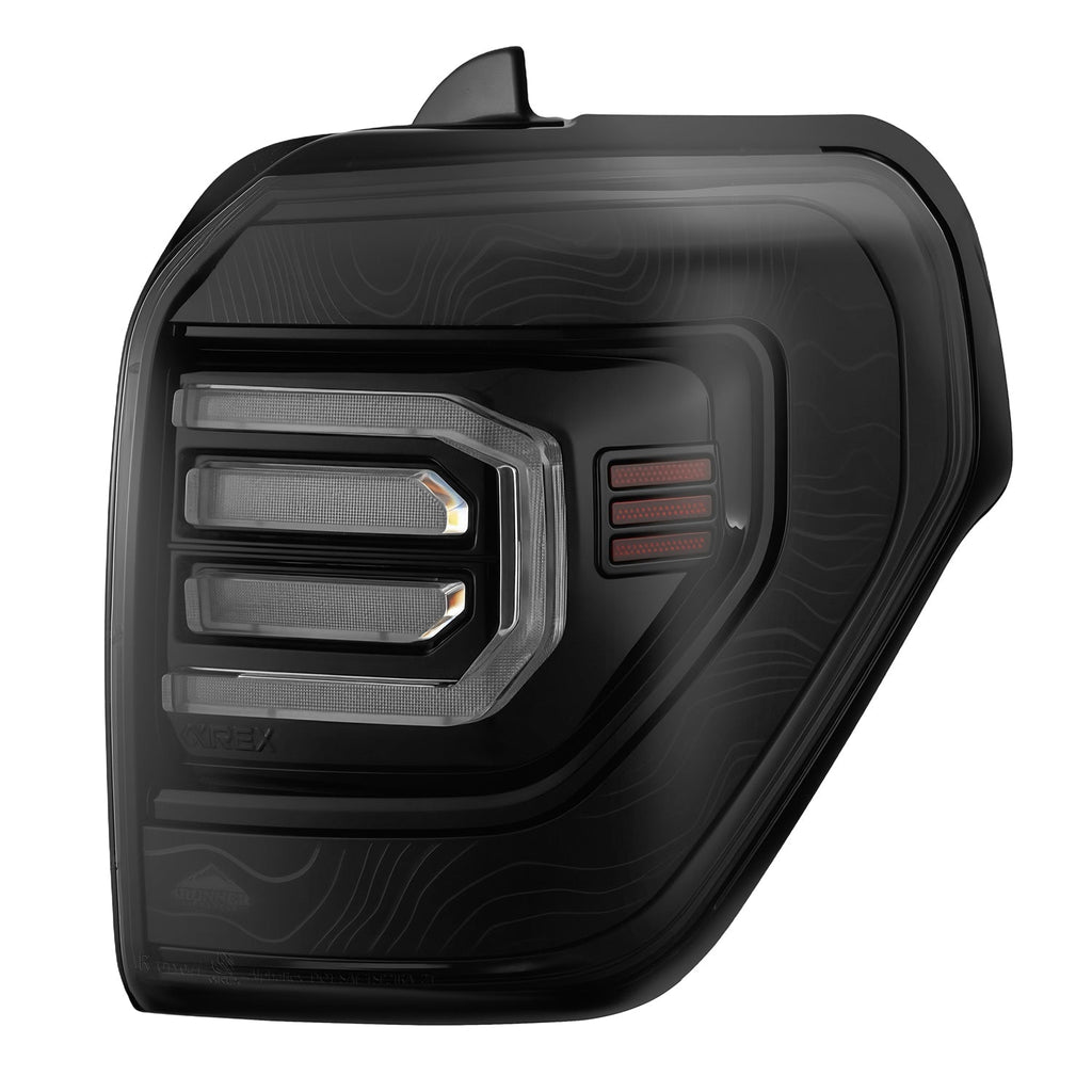 2010-2024 Toyota 4Runner | AlphaRex TOPO-ETCH NOVA-Series Prismatic LED Tail Lights