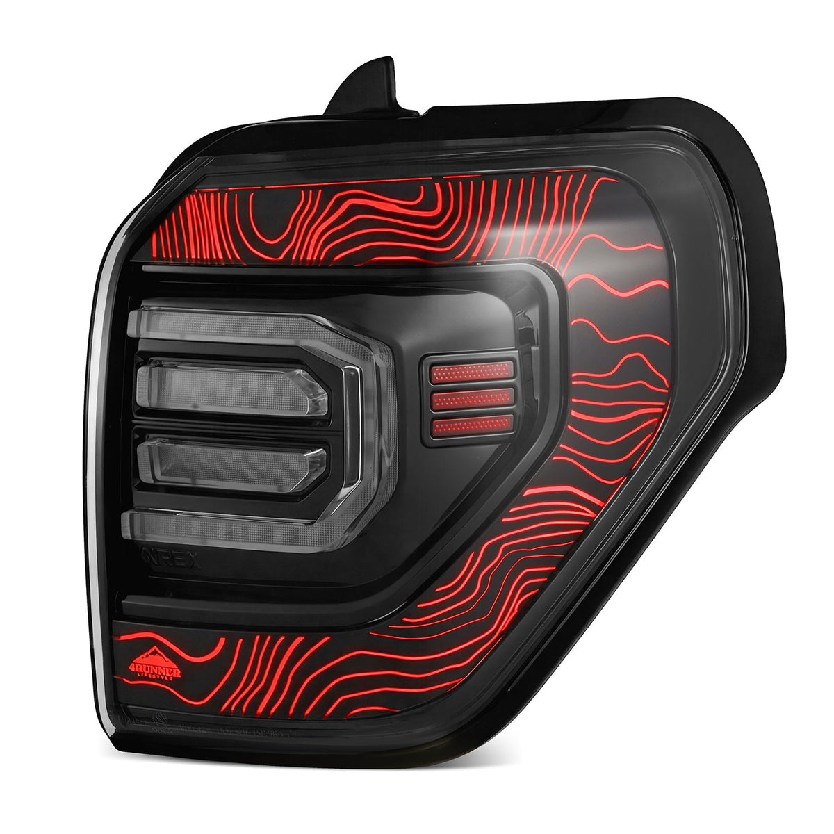 2010-2024 Toyota 4Runner | AlphaRex TOPO-ETCH NOVA-Series Prismatic LED Tail Lights