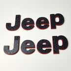 2018-2025 Jeep Wrangler JL & Gladiator JT | Leopard Print Fender Badges (installed reference photo)