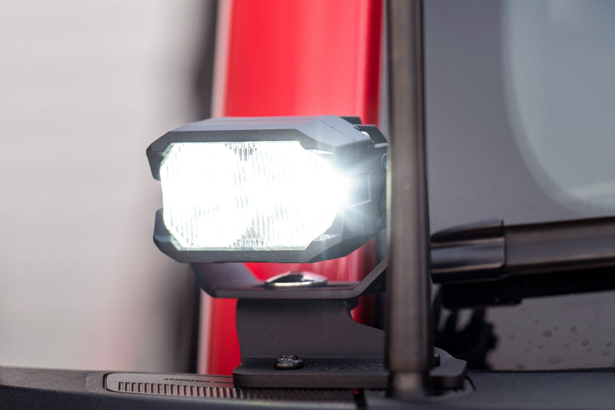 Morimoto 2Banger LED Pods: HXB Combo Beam