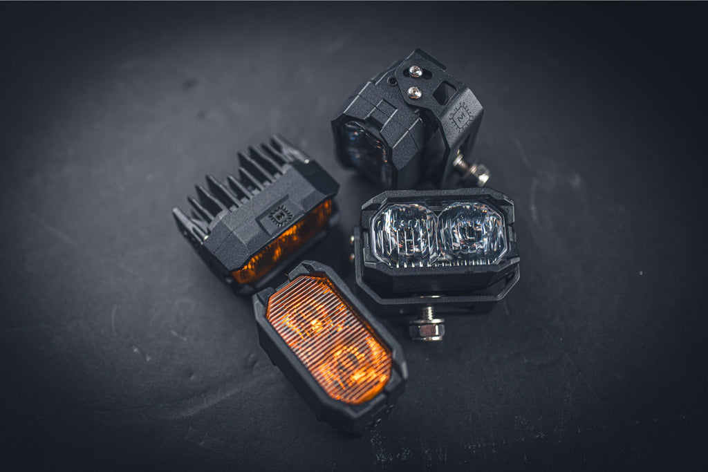 Morimoto 2Banger LED Pods: HXB Combo Beam