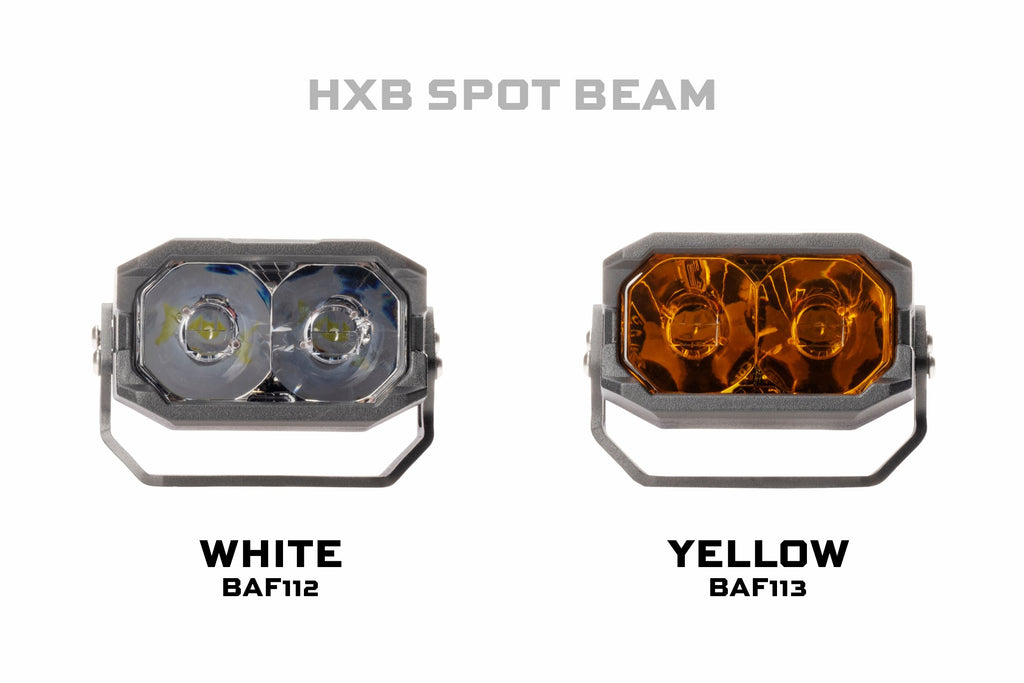 Morimoto 2Banger LED Pods: HXB Spot Beam