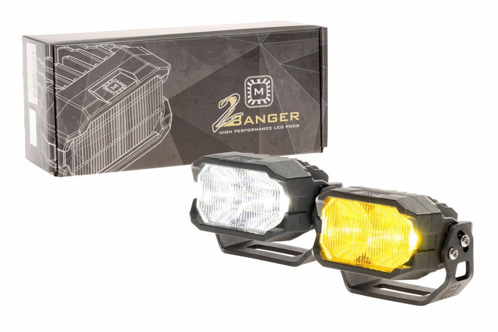 Morimoto 2Banger LED Pods: NCS Wide Beam