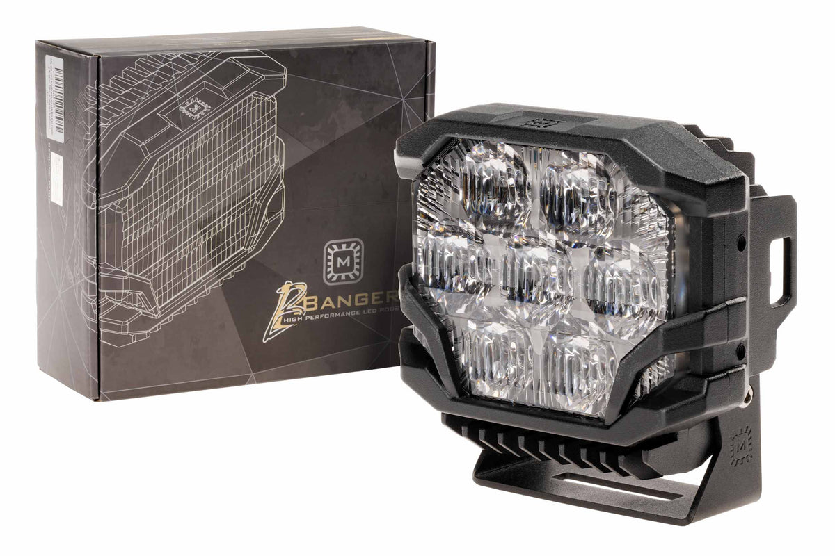 Morimoto BigBanger LED Pods: HXB Combo Beam
