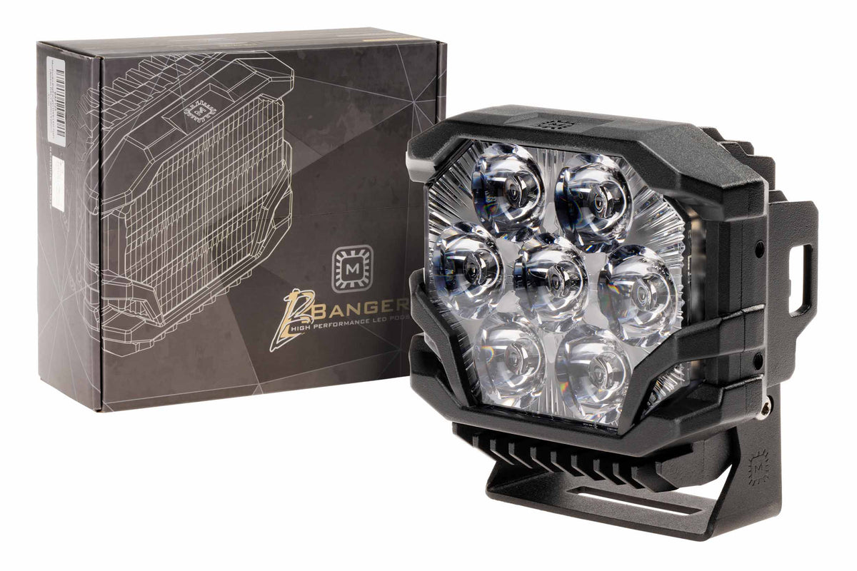 Morimoto BigBanger LED Pods: HXB Spot Beam