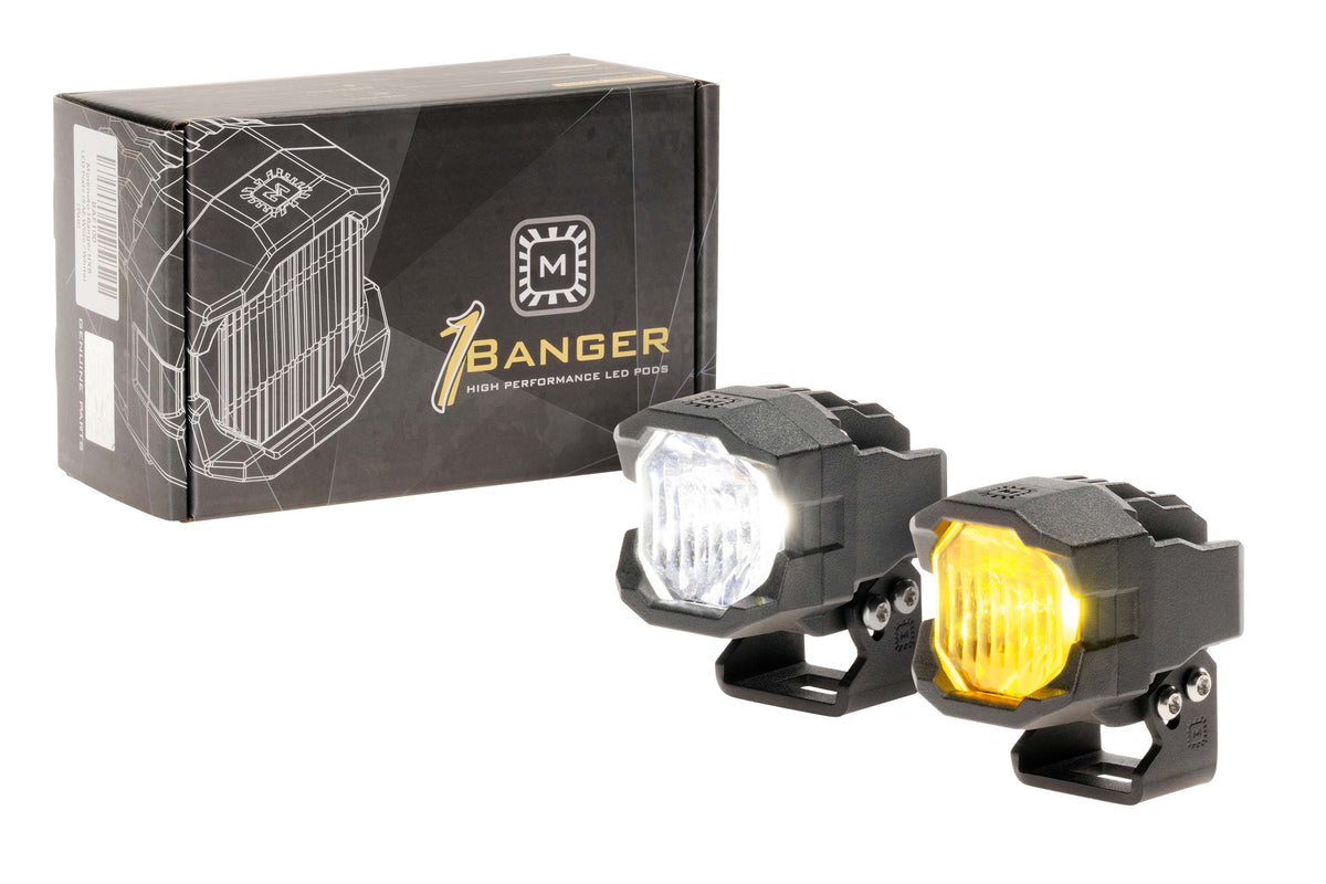 Morimoto 1Banger LED Pods: HXB Combo Beam