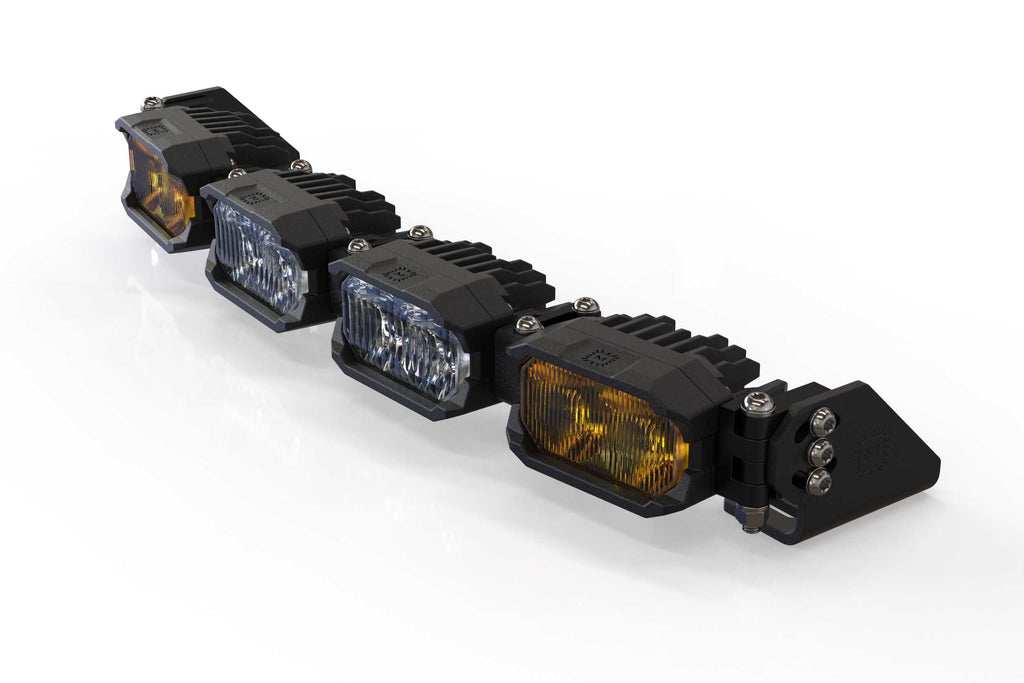 Morimoto 2Banger LED Light Bar: 4 Pod / 16"