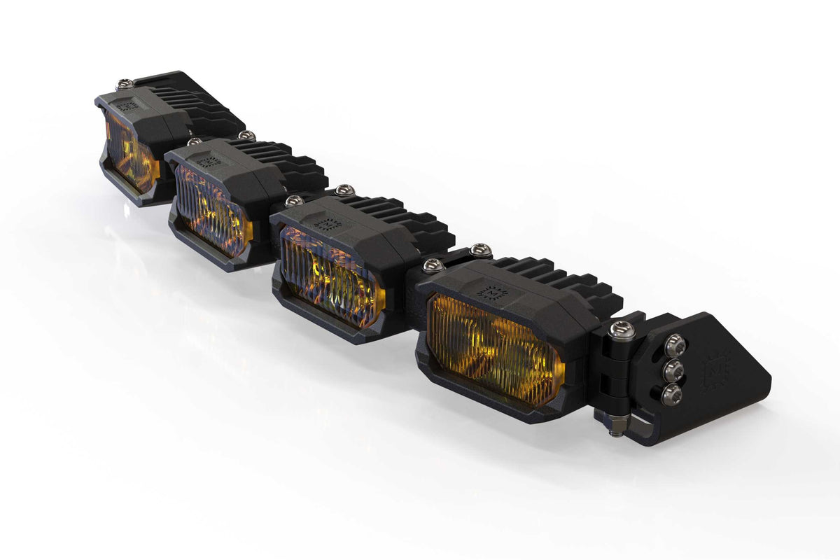 Morimoto 2Banger LED Light Bar: 4 Pod / 16"