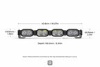 Morimoto 2Banger LED Light Bar: 4 Pod / 16"