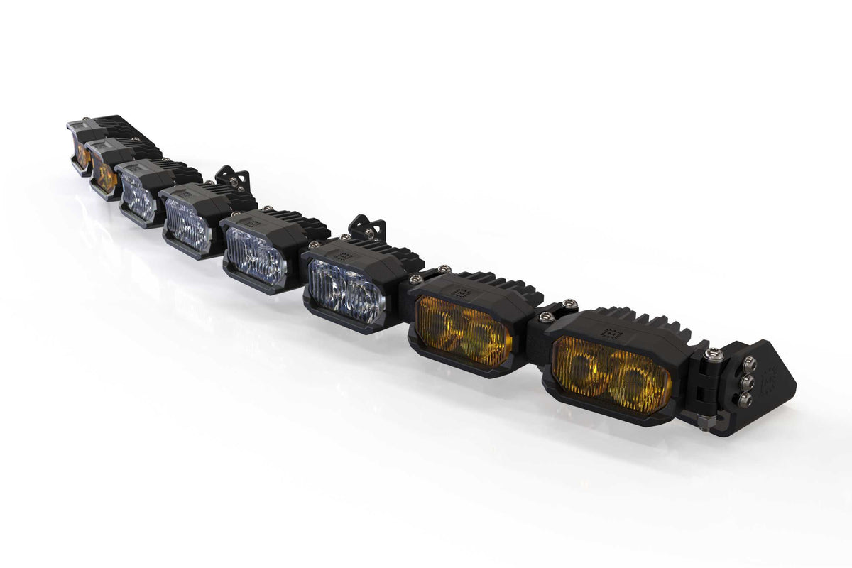 Morimoto 2Banger LED Light Bar: 8 Pod / 31.5"