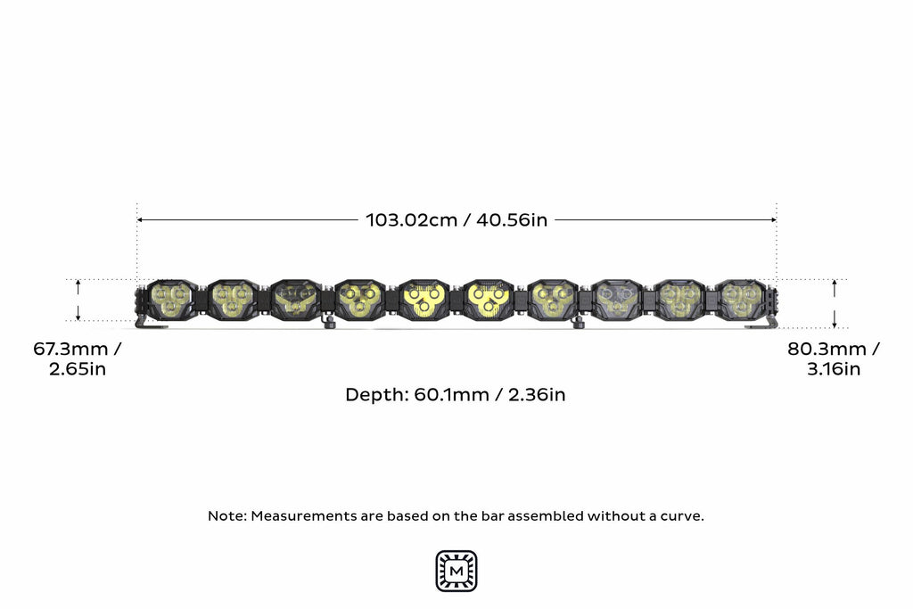 Morimoto 4Banger LED Light Bar: 10 Pod / 40.5"