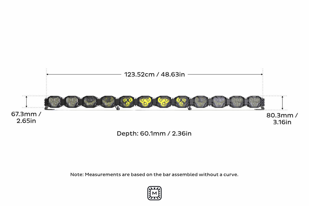 Morimoto 4Banger LED Light Bar: 12 Pod / 48.5"