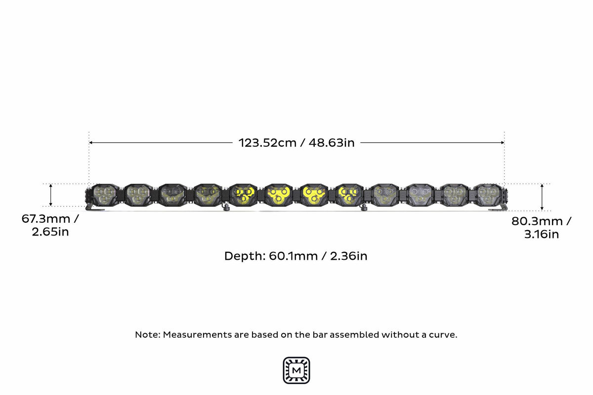 Morimoto 4Banger LED Light Bar: 12 Pod / 48.5"