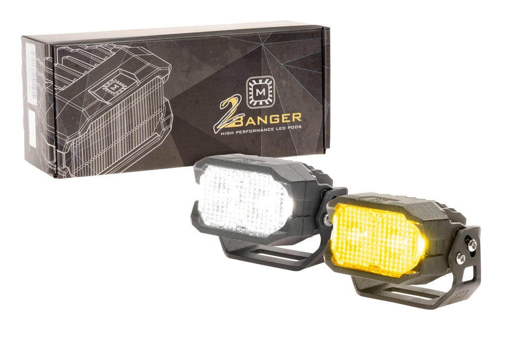 Morimoto 2Banger LED Pods: HXB Flood Beam