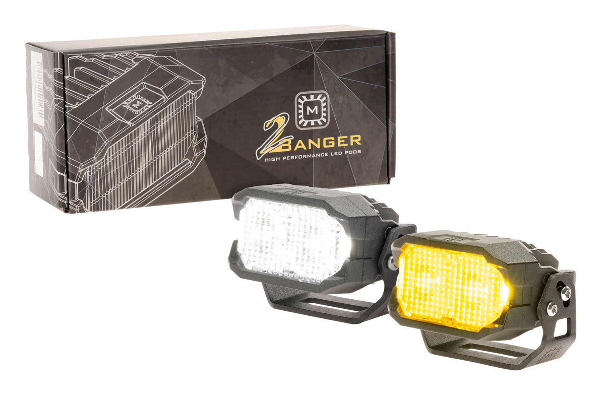 Morimoto 2Banger LED Pods: HXB Flood Beam