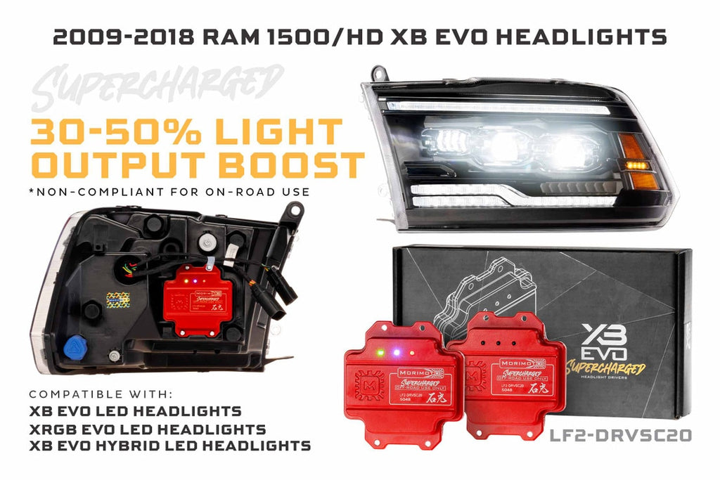 2009-2018 Ram 1500 | 2500 | 3500 XB Evo Hybrid LED Headlights