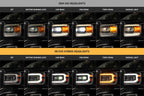 2014-2018 GMC Sierra 1500 | 2015-2019 GMC Sierra HD Morimoto XB Evo Hybrid LED Headlights