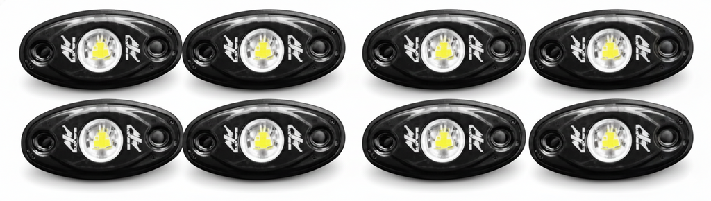 Standard White LED Rock Lights