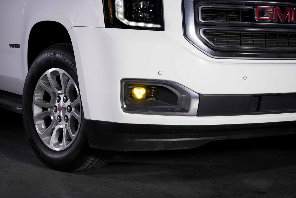 Morimoto 4Banger LED Fog Lights: 2007-2015 Chevy Silverado 1500 (Square Fogs)
