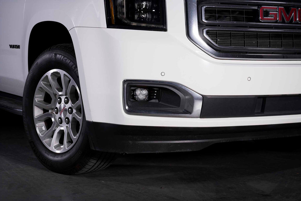 Morimoto 4Banger LED Fog Lights: 2007-2015 Chevy Avalanche (Square Fogs)