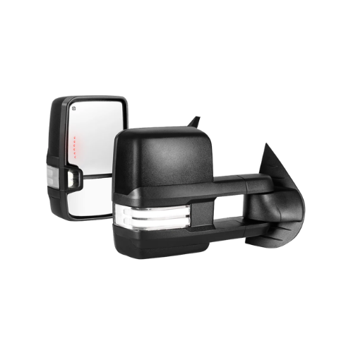 2003-2007 Classic GMC Sierra Tow Mirrors (Textured Arm)