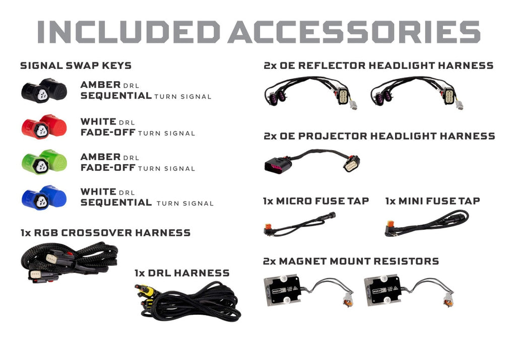 2009-2018 Ram 1500 | 2500 | 3500 XRGB Evo LED Headlights
