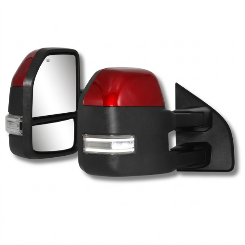 2007-2014 Ford F150 New Style Tow Mirrors (Textured Arm)