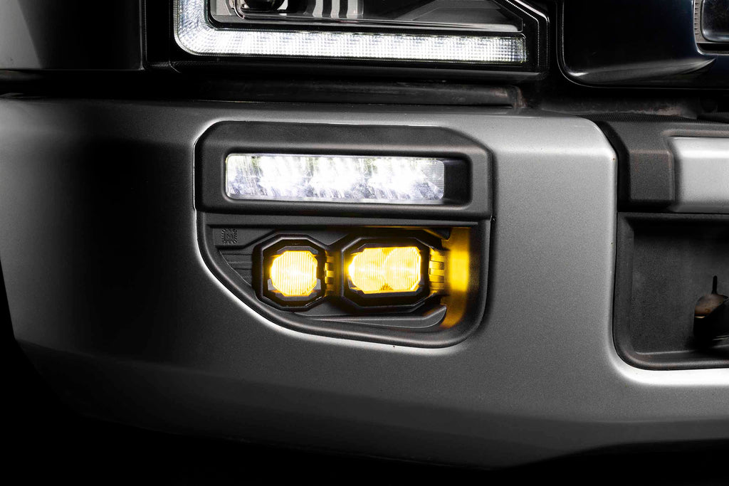 Morimoto Banger LED Fog Lights: 2020-2022 Ford Super Duty (OE LED Fogs)