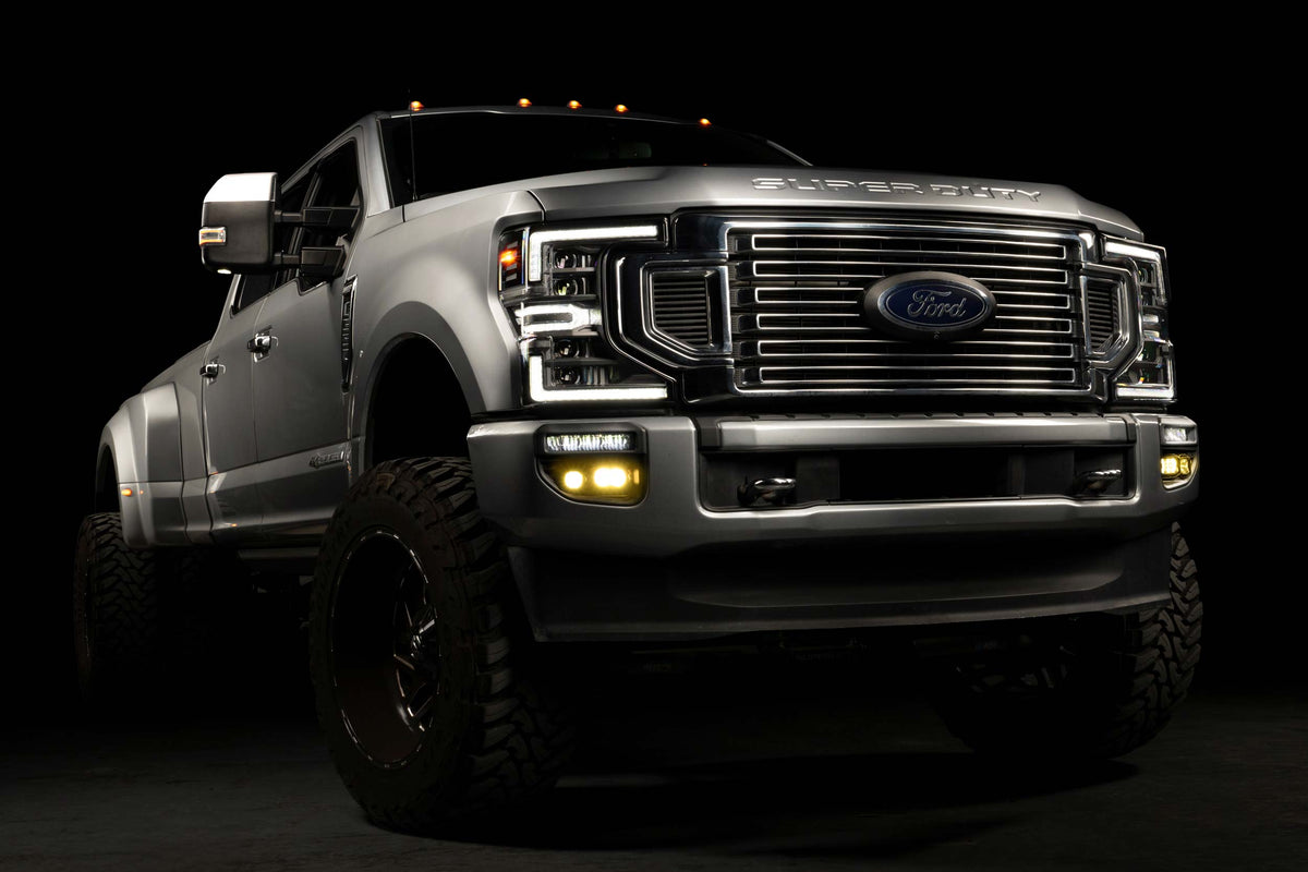 Morimoto Banger LED Fog Lights: 2020-2022 Ford Super Duty (OE LED Fogs)
