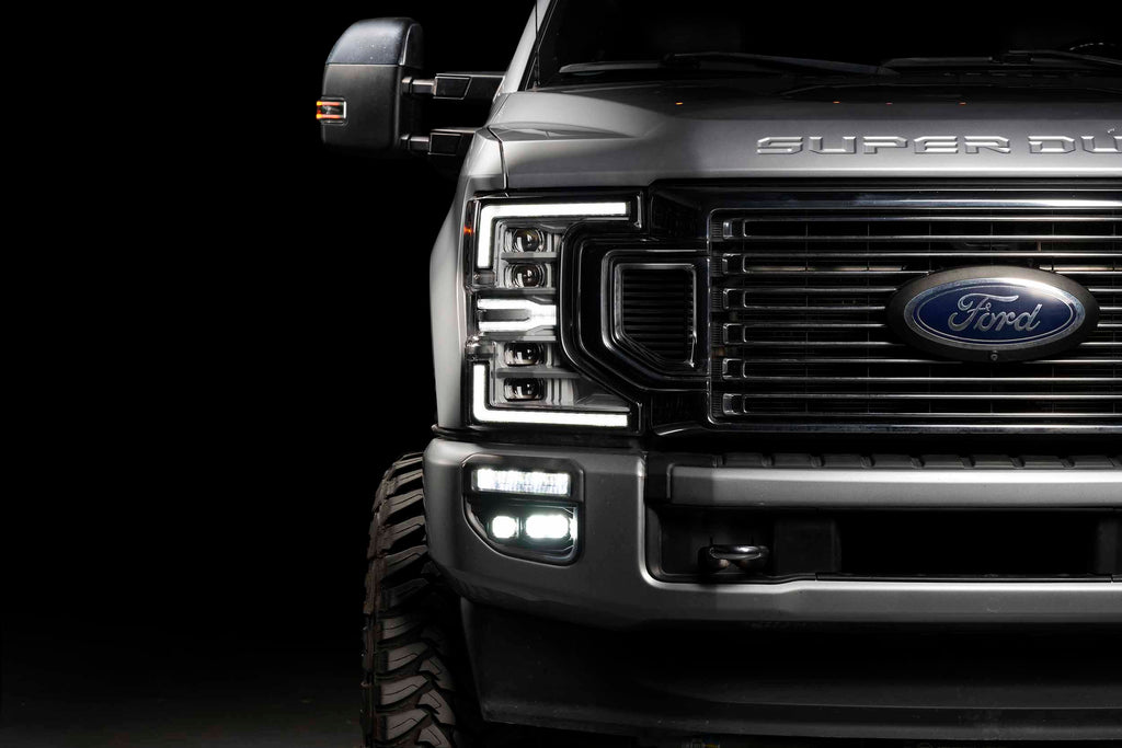 Morimoto Banger LED Fog Lights: 2020-2022 Ford Super Duty (OE LED Fogs)