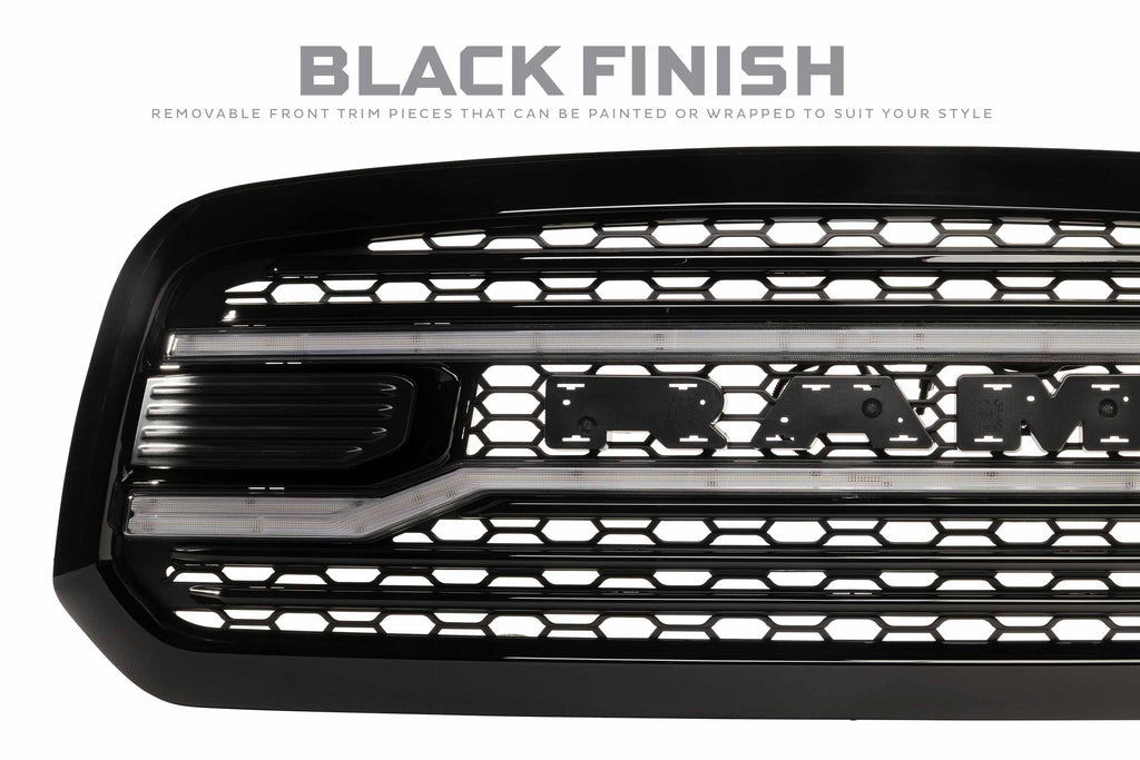 2013-2018 RAM 1500/2500/3500 & 2019-2024 RAM 1500 CLASSIC MORIMOTO XBG LED GRILLE