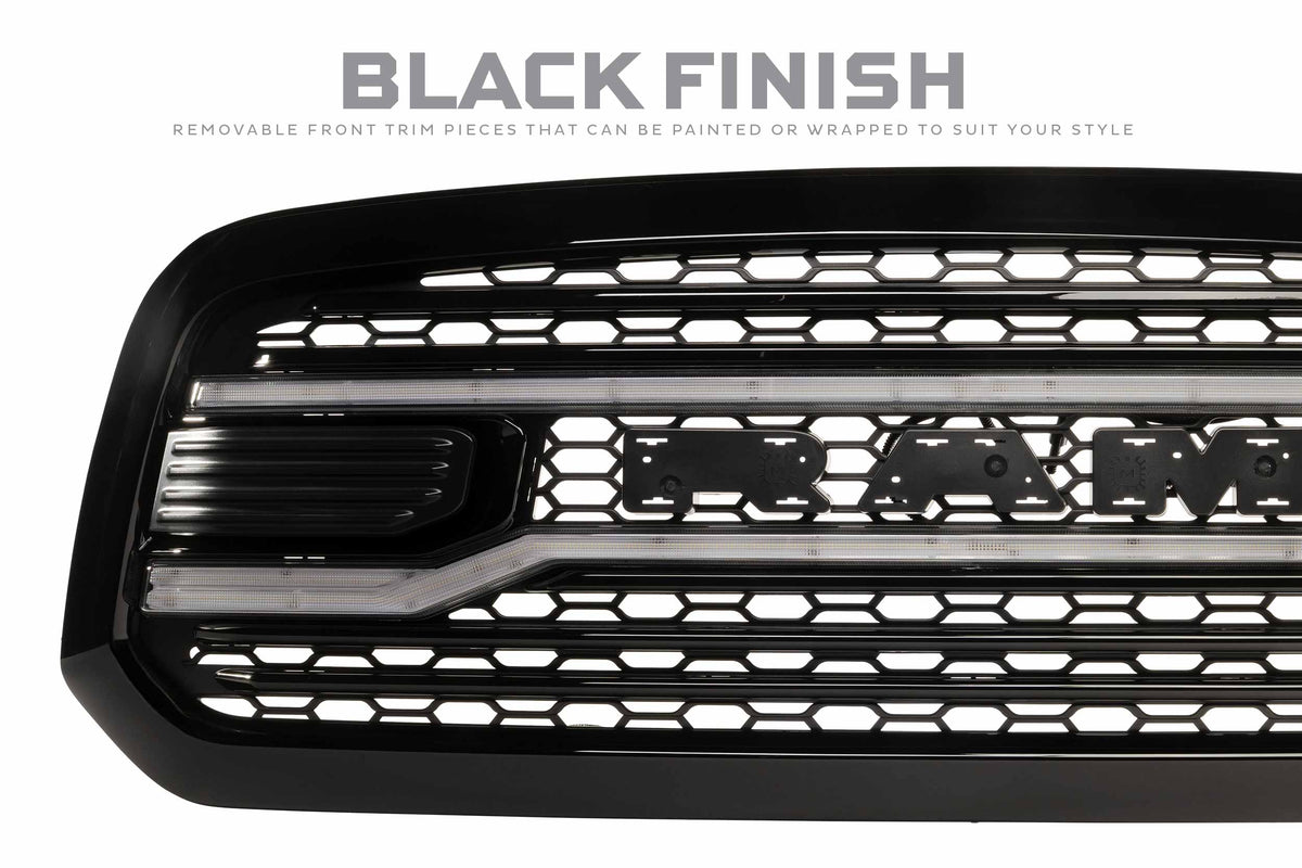 2013-2018 RAM 1500/2500/3500 & 2019-2024 RAM 1500 CLASSIC MORIMOTO XBG LED GRILLE