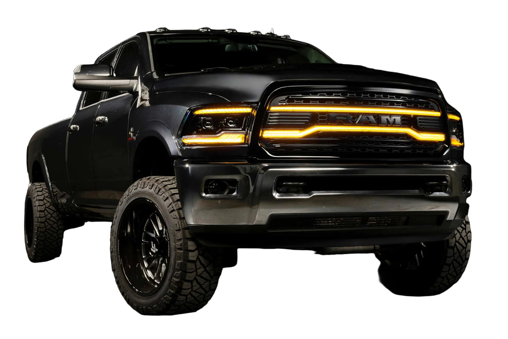 2013-2018 RAM 1500/2500/3500 & 2019-2024 RAM 1500 CLASSIC MORIMOTO XBG LED GRILLE
