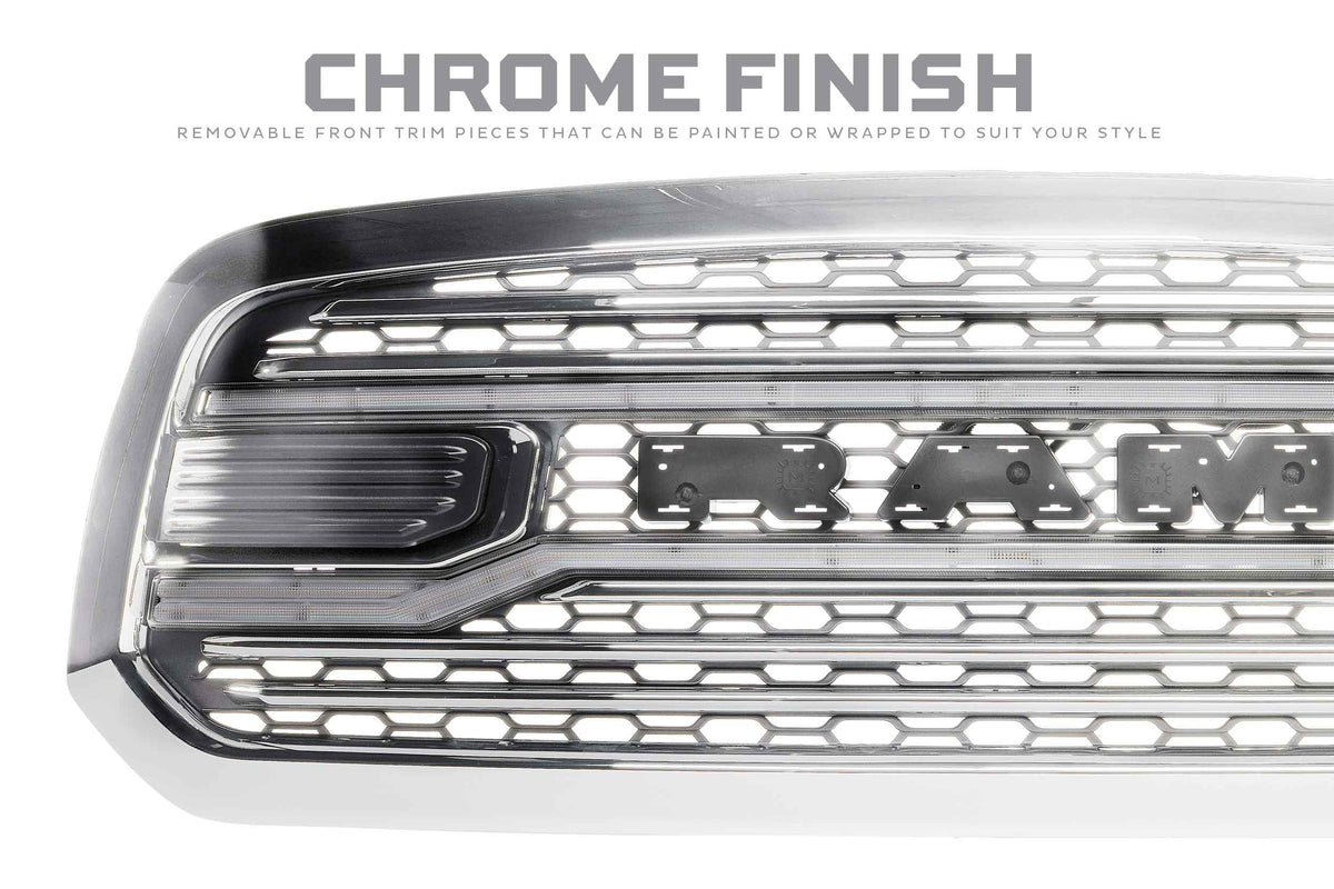 2013-2018 RAM 1500/2500/3500 & 2019-2024 RAM 1500 CLASSIC MORIMOTO XBG LED GRILLE