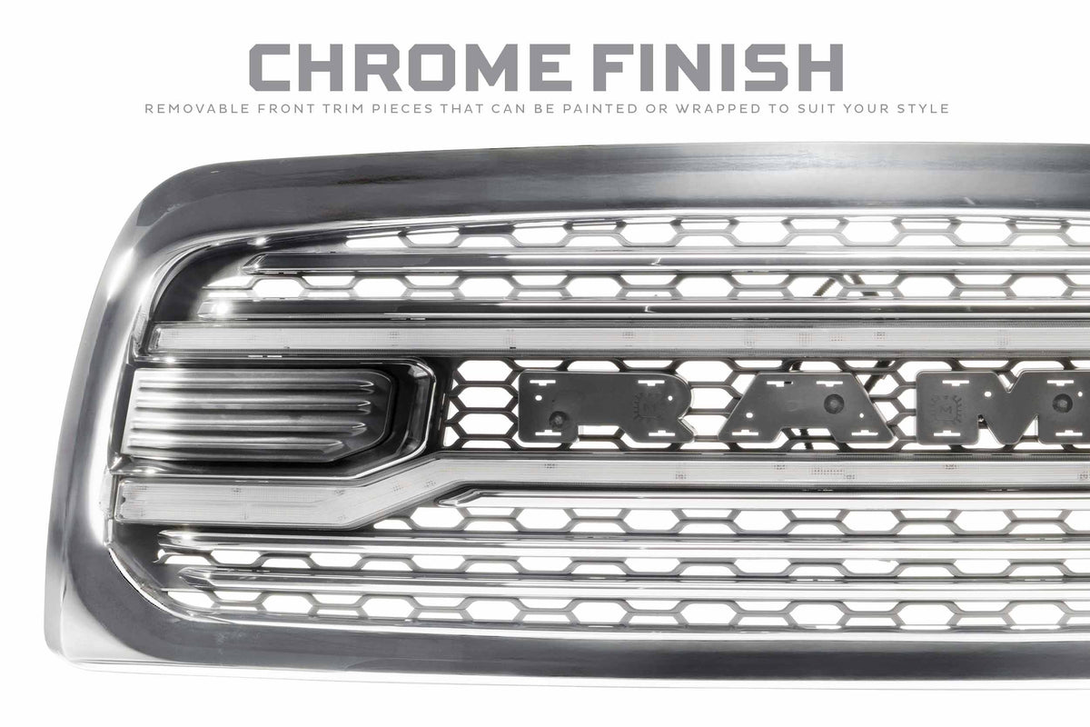 2013-2018 RAM 1500/2500/3500 & 2019-2024 RAM 1500 CLASSIC MORIMOTO XBG LED GRILLE