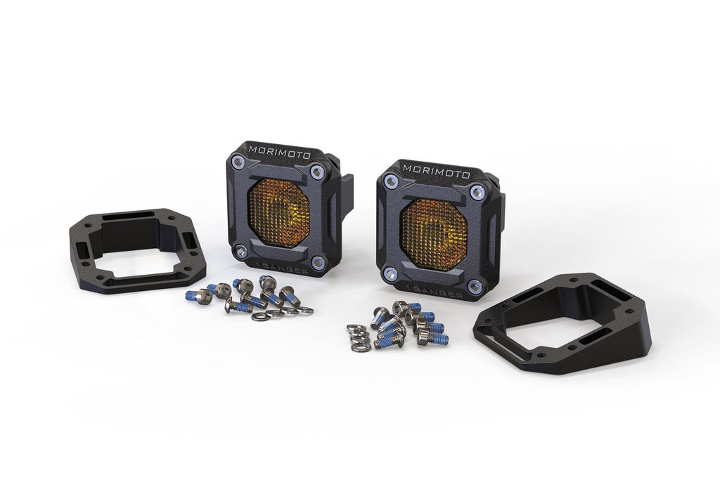Morimoto 1Banger Pod Lights: Flush Mounting Kit