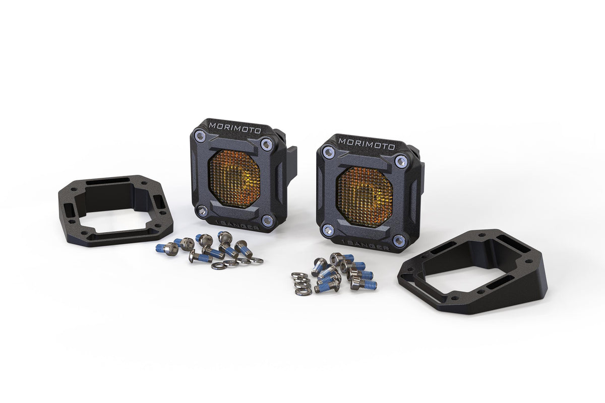 Morimoto 1Banger Pod Lights: Flush Mounting Kit