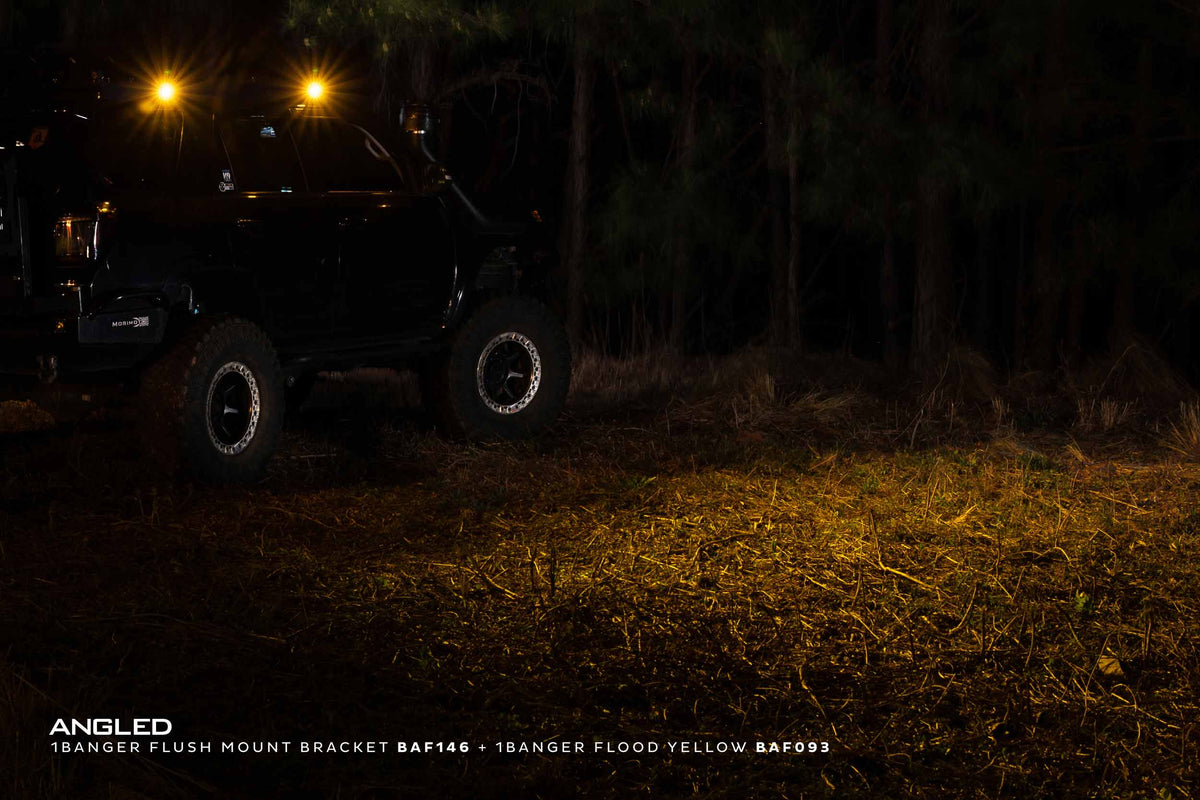 Morimoto 1Banger Pod Lights: Flush Mounting Kit