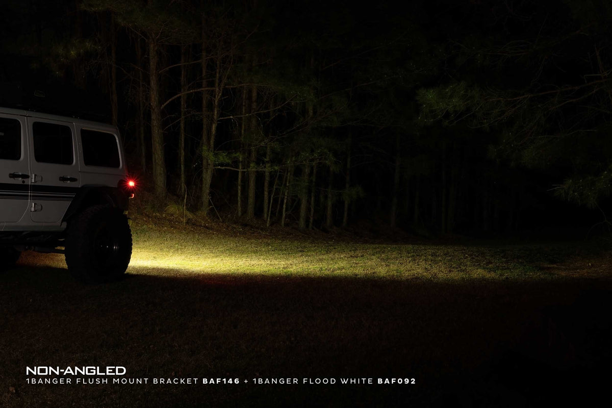 Morimoto 1Banger Pod Lights: Flush Mounting Kit