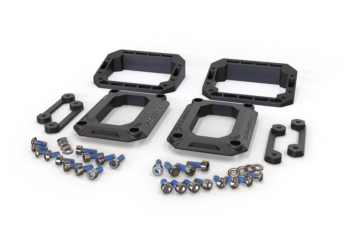 Morimoto 2Banger Pod Lights: Flush Mounting Kit
