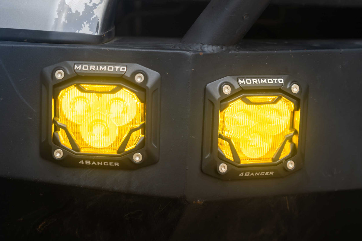 Morimoto 4Banger Pod Lights: Flush Mounting Kit