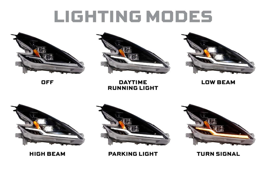 2009-2021 NISSAN 370Z XB EVO HYBRID LED HEADLIGHTS
